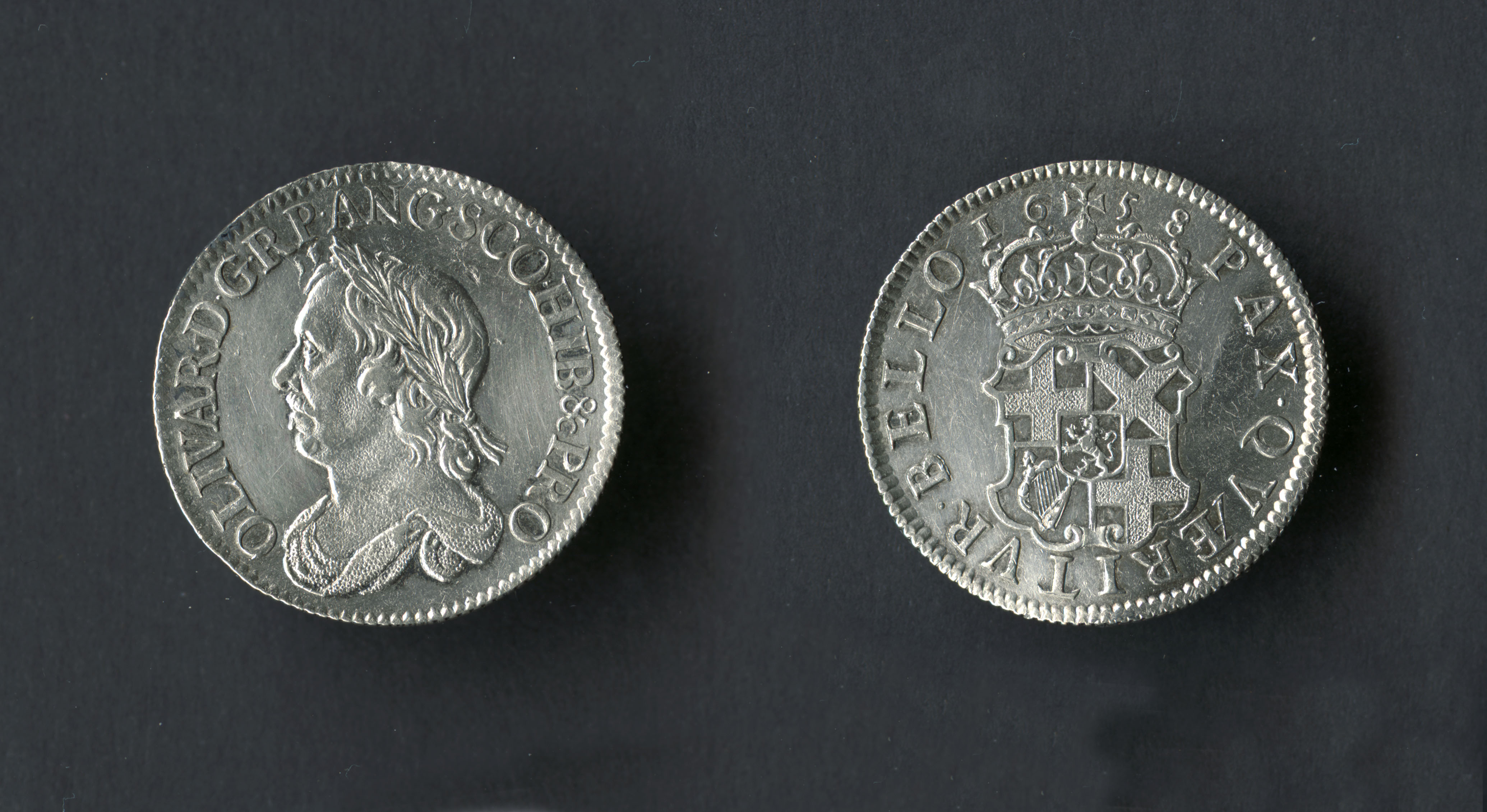 Silver Shilling, 1658. thumbnail