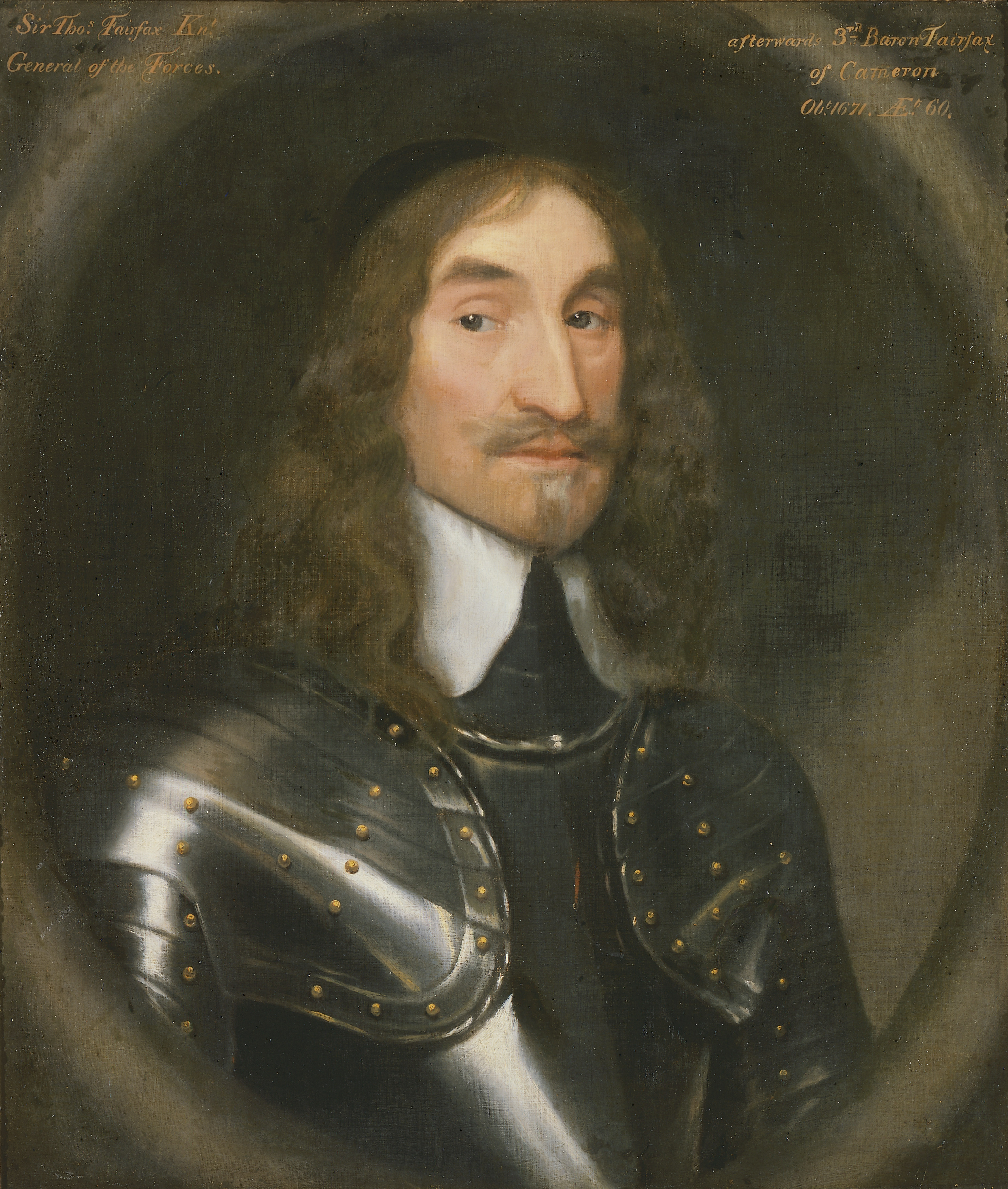 Portrait of Sir Thomas Fairfax, Circle of Robert Walker, Oil on Canvas. thumbnail